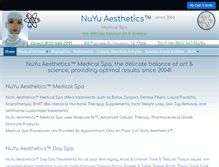 Tablet Screenshot of nuyuspa.com